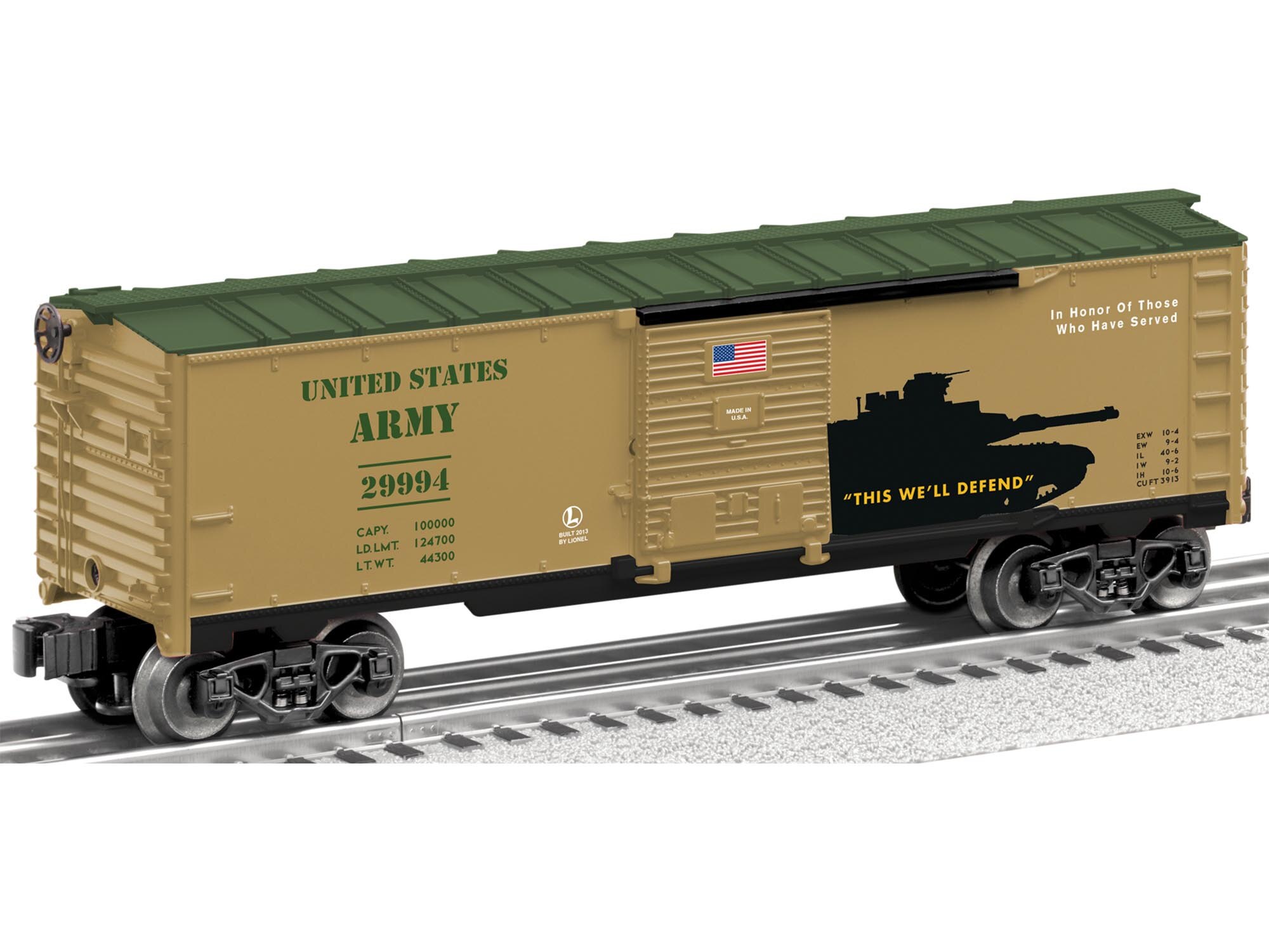 U.S. Army Made in USA Boxcar